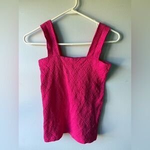 Daytrip Square Neck Tank Top, Size M/L Womens